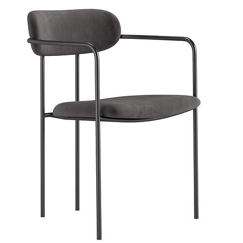 Elvy Velvet Chair 3D model