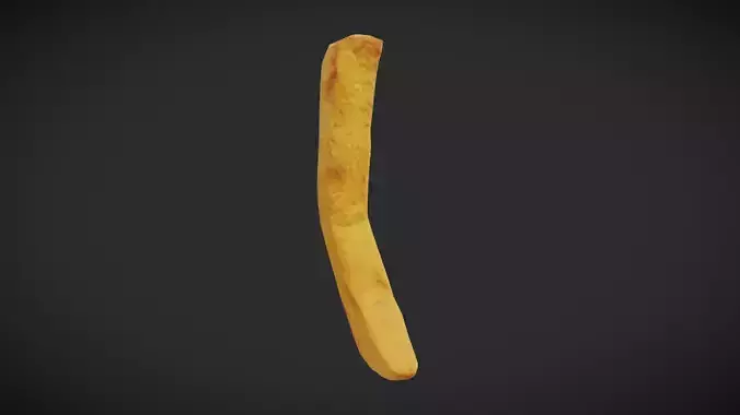 French Fries Low-poly 3D model