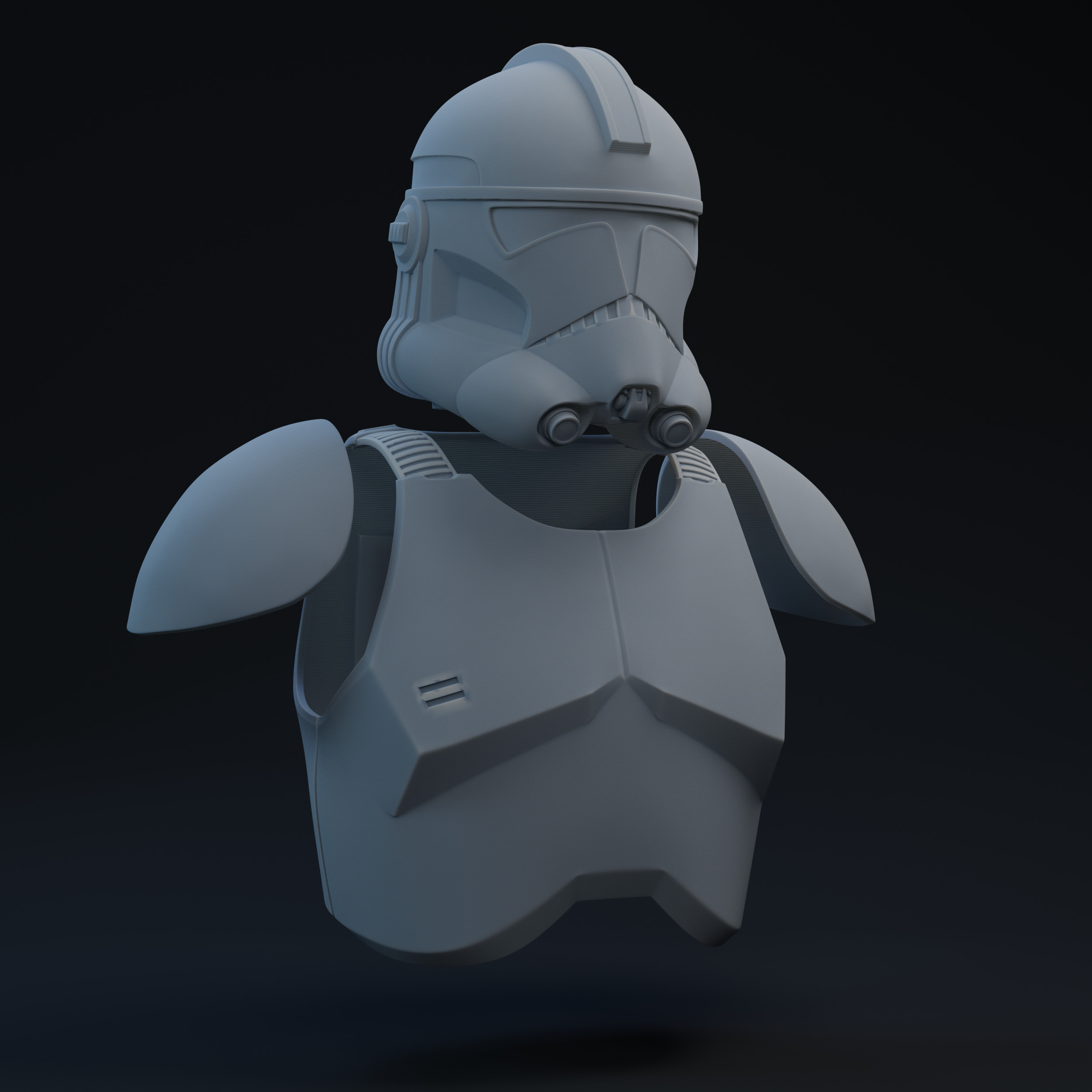 P2 FO Clone v2 One-Twelfth Scale Printable Kit 3D print model_1