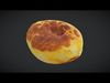 Cheese Flatbread Low-poly 3D model_1
