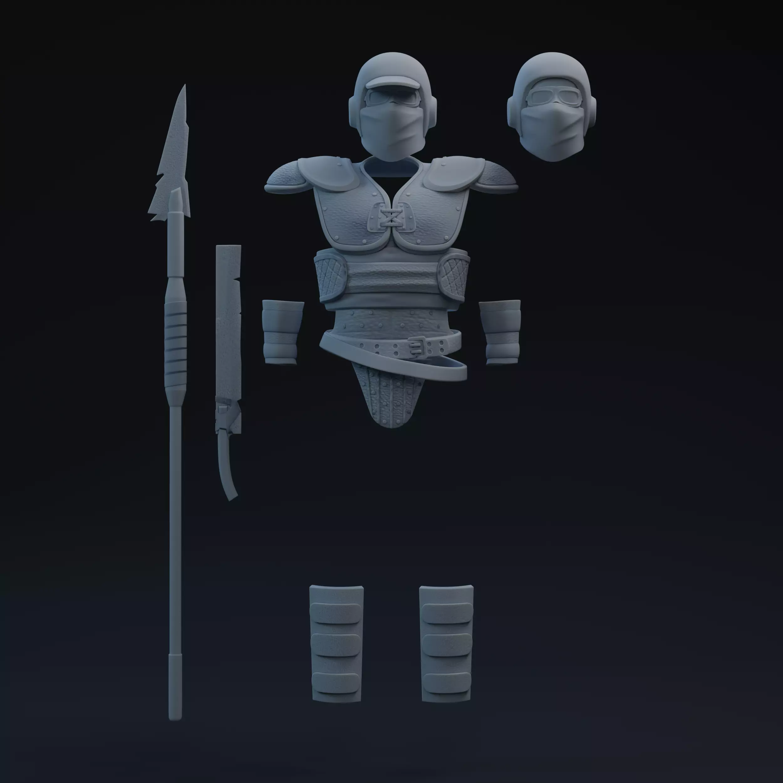 Wasteland NV Legion One-Twelfth Scale Printable Kit 3D print model_0