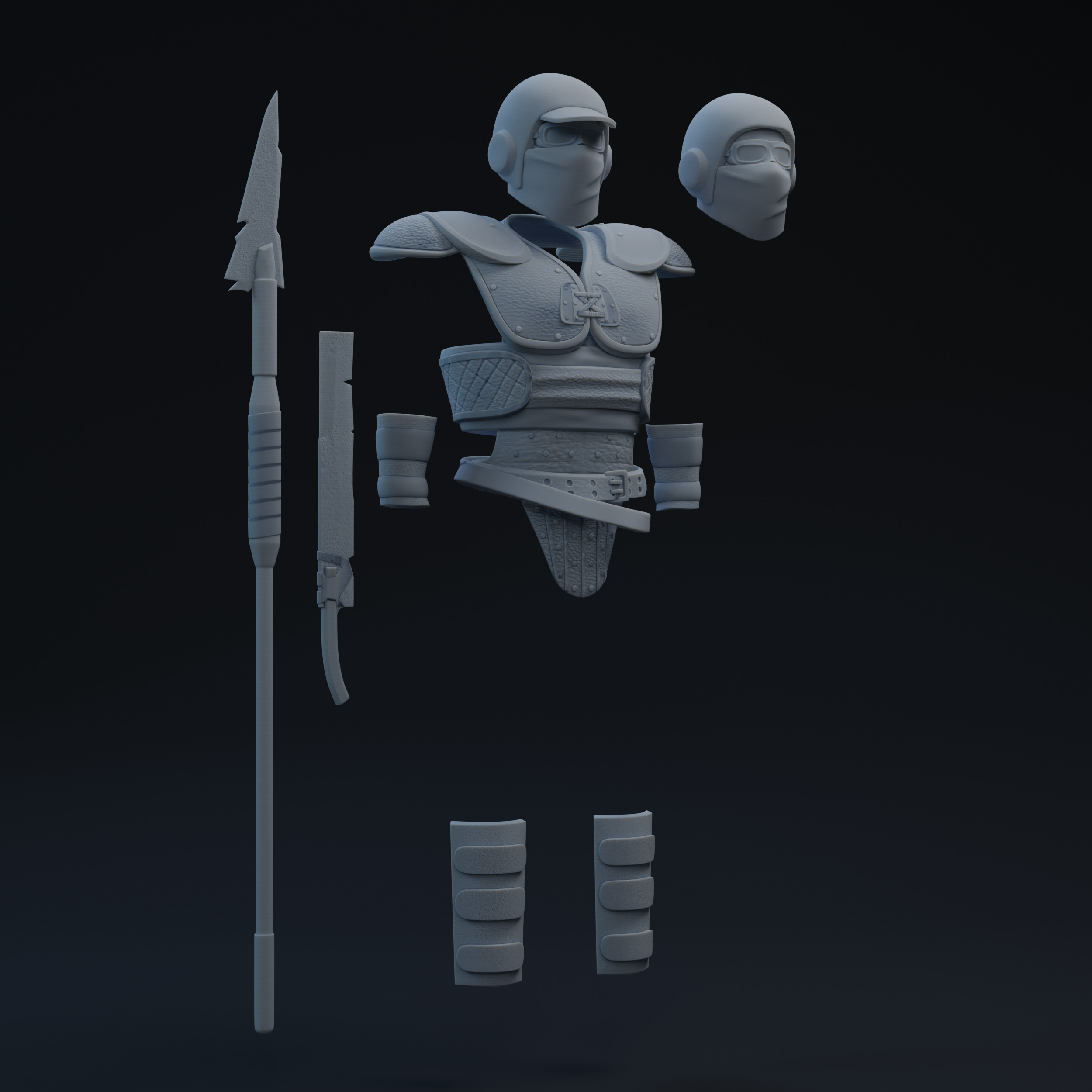 Wasteland NV Legion One-Twelfth Scale Printable Kit 3D print model_1