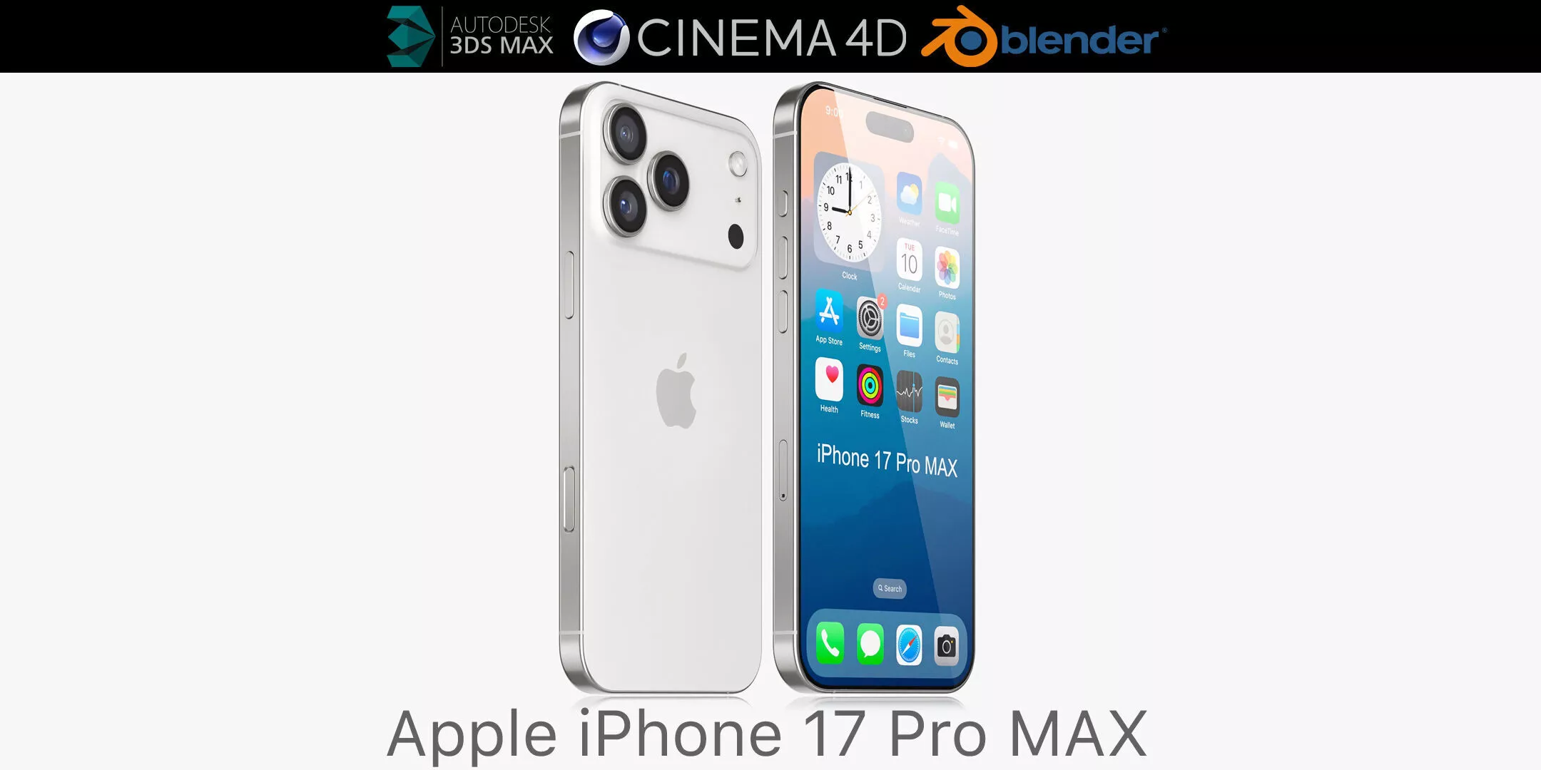 Apple iPhone 17 pro MAX v1 3D model
