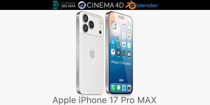 Apple iPhone 17 pro MAX v1 3D model