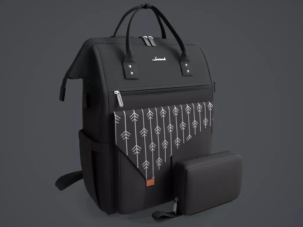 Bag and purse 3D model_0