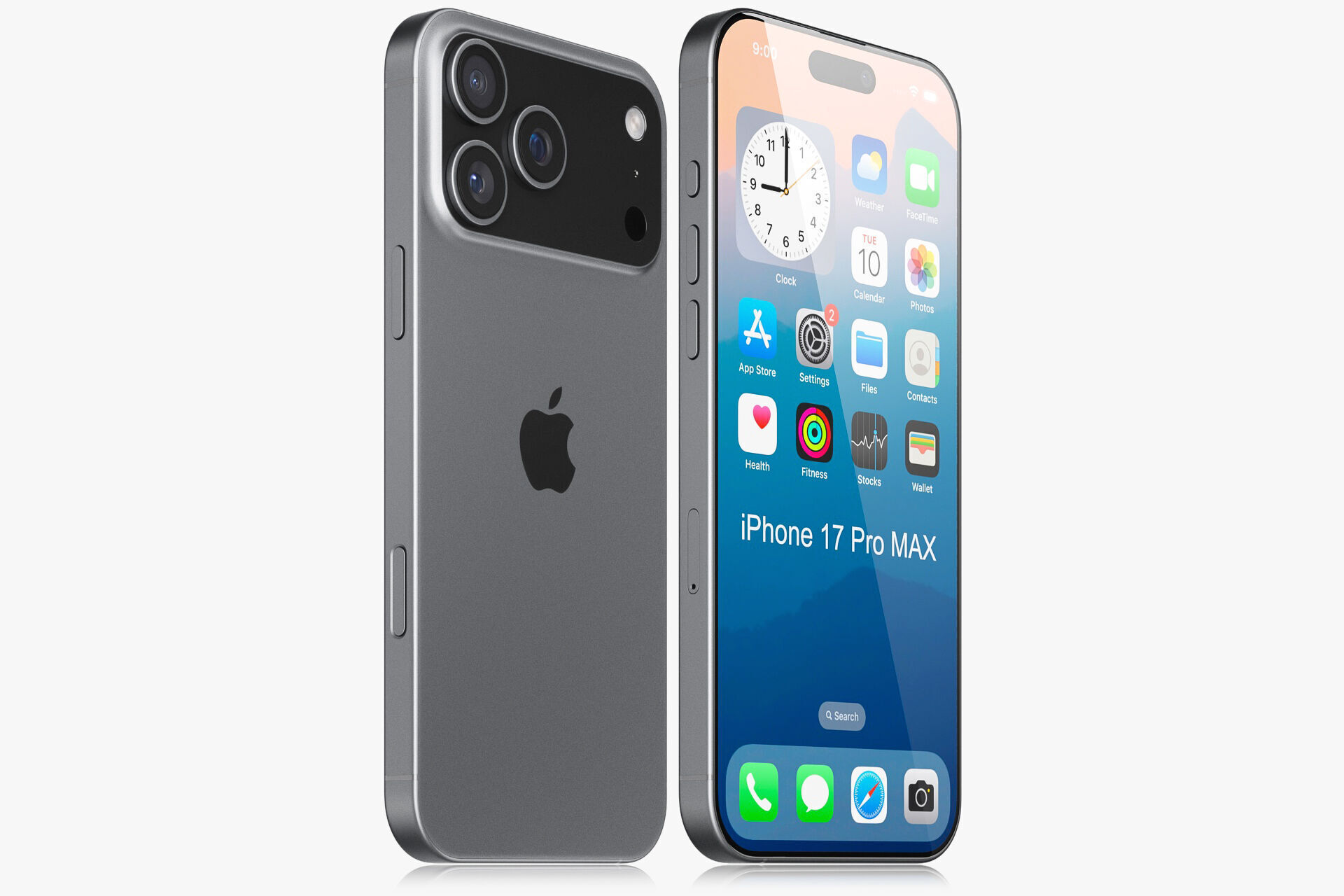 Apple iPhone 17 pro MAX v3 3D model_2
