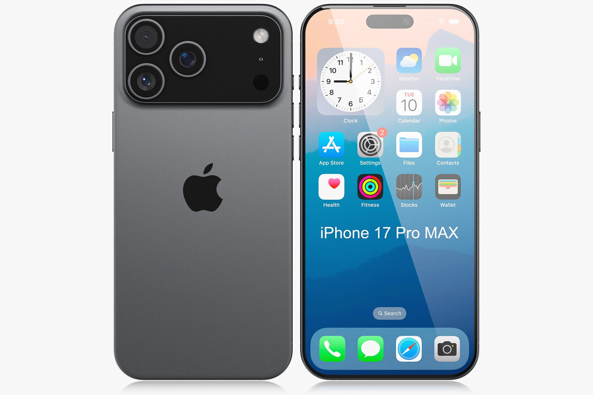 Apple iPhone 17 pro MAX v3 3D model_3