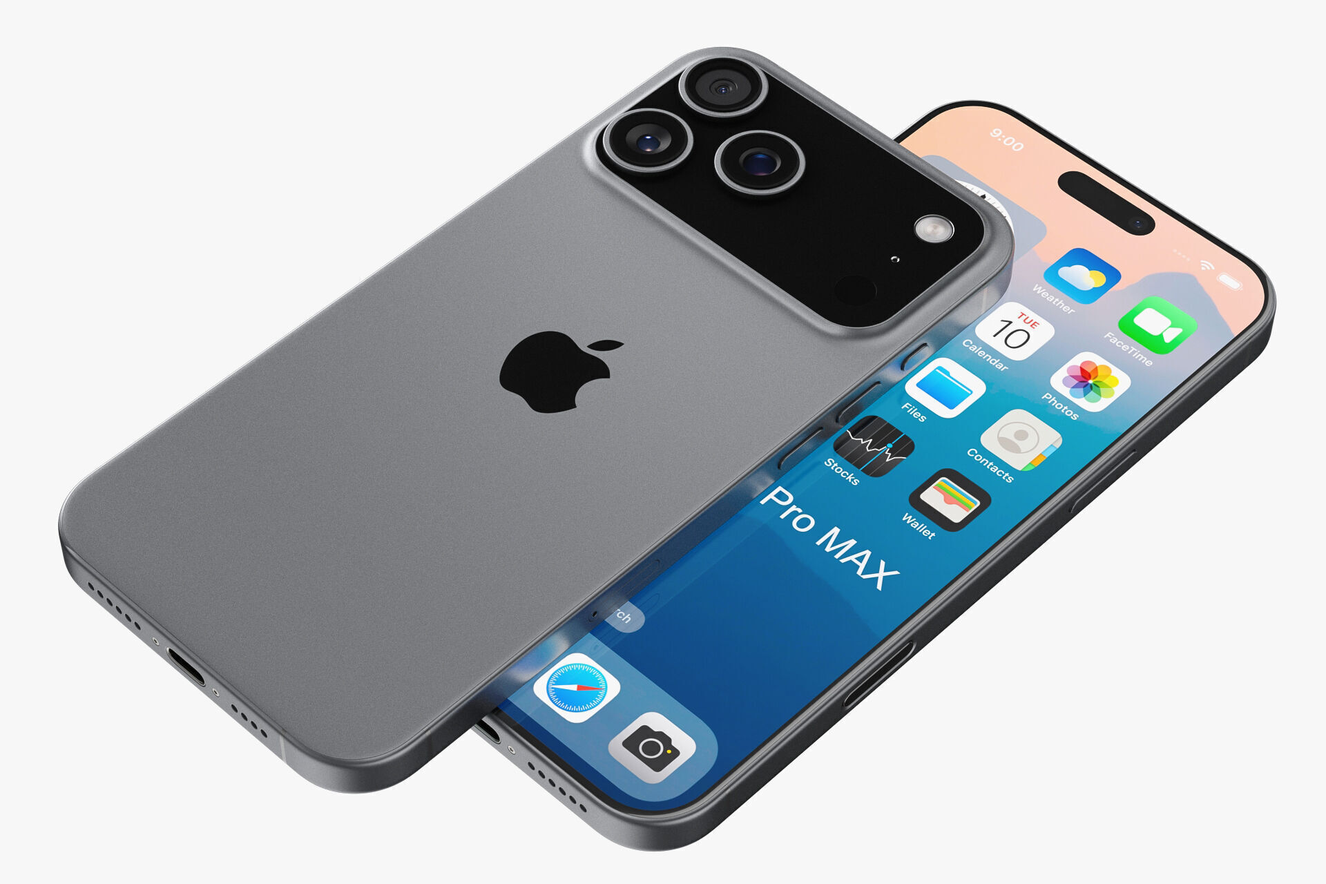 Apple iPhone 17 pro MAX v3 3D model_7