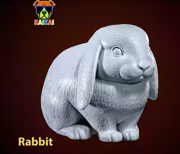 Floppy-eared rabbit urban vibes