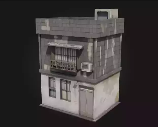 Weathered Urban House  Grit and Character of City Living