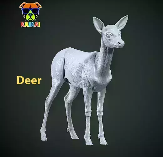 Deer model - deer statue urban vibes