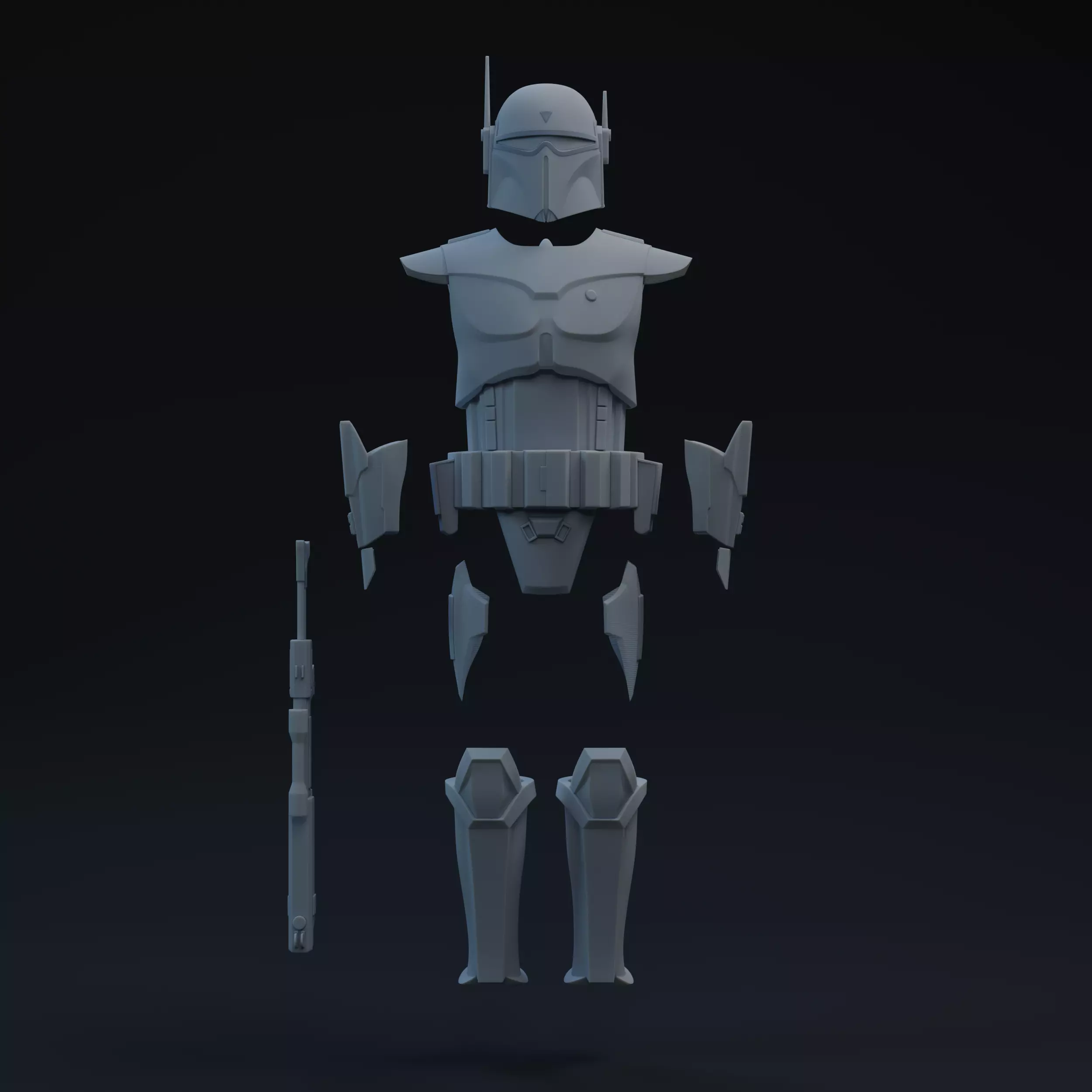 Super Commando One-Twelfth Scale Printable Kit 3D print model_0