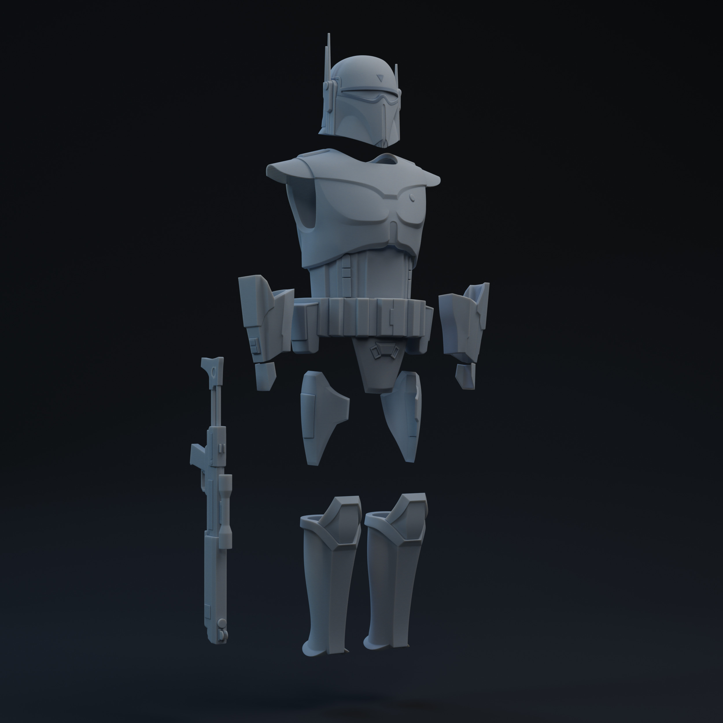 Super Commando One-Twelfth Scale Printable Kit 3D print model_1