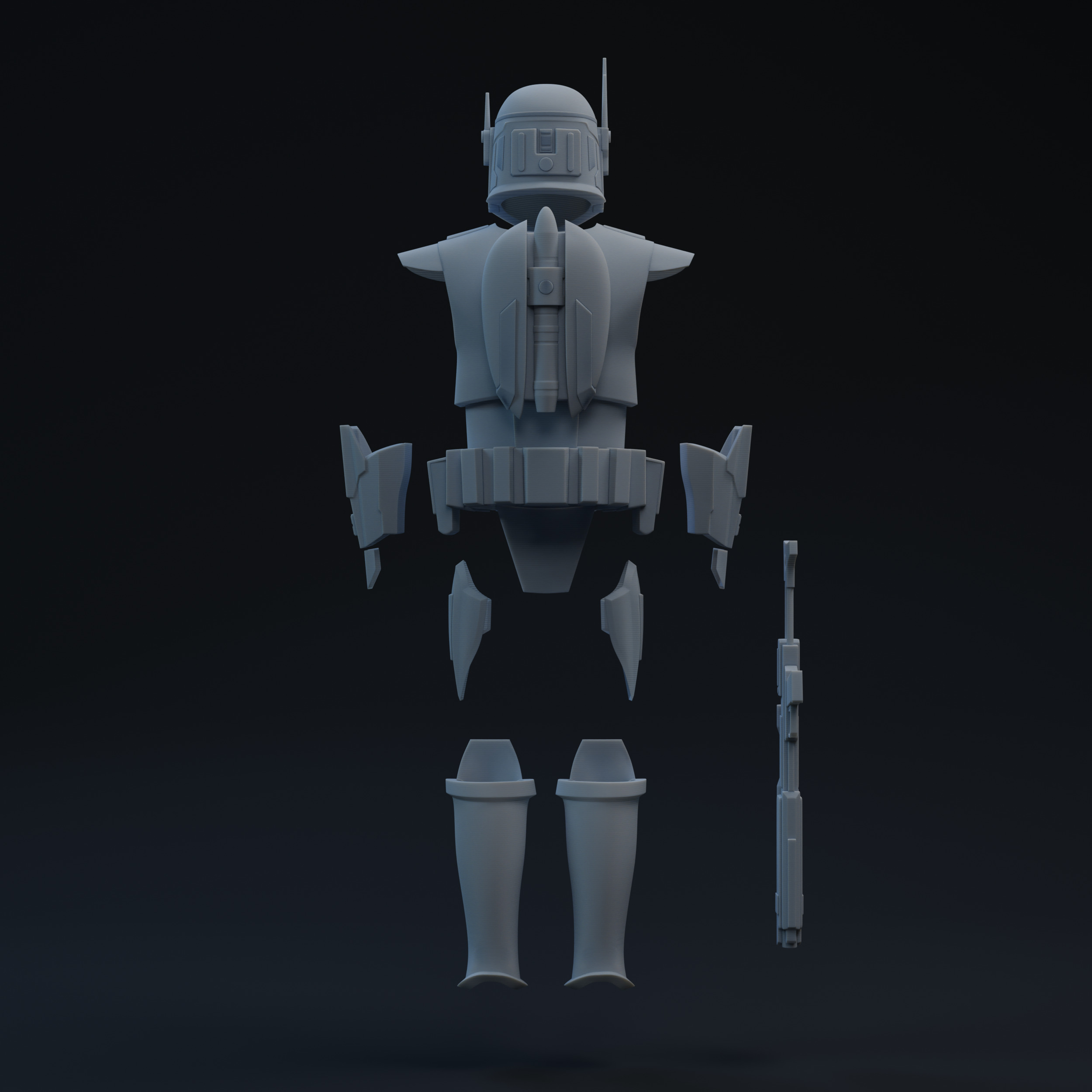 Super Commando One-Twelfth Scale Printable Kit 3D print model_2