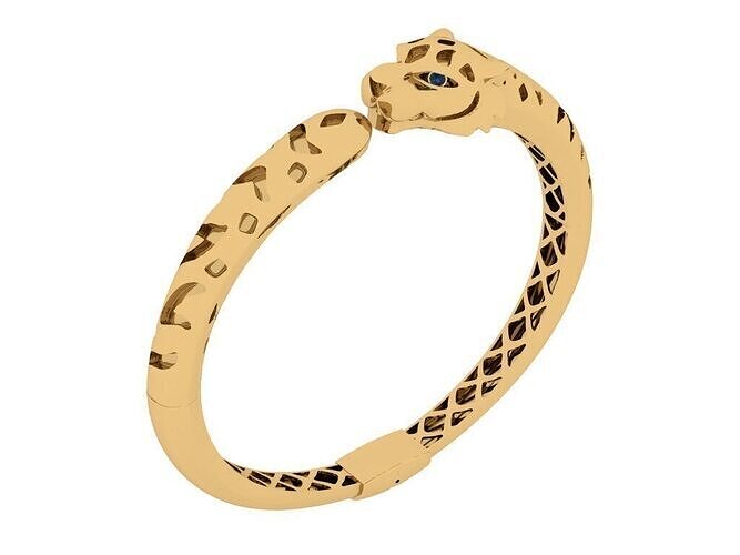 panther bracelet 3D print model