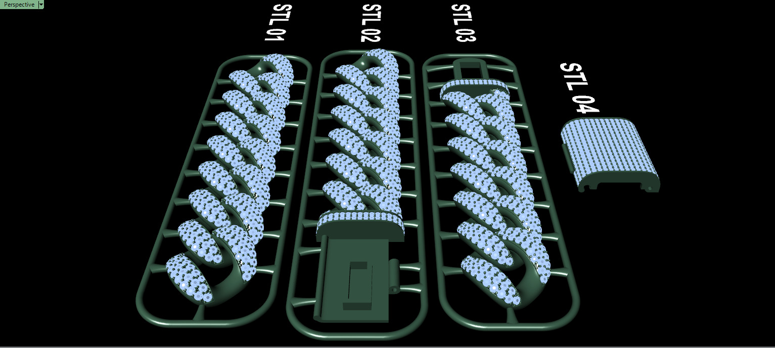 FULL LOCK BOX 18mm Wide CUBAN Link Chain - SOLID 3D print model_20