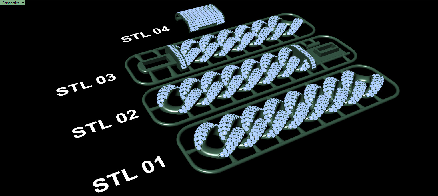 FULL LOCK BOX 18mm Wide CUBAN Link Chain - SOLID 3D print model_18