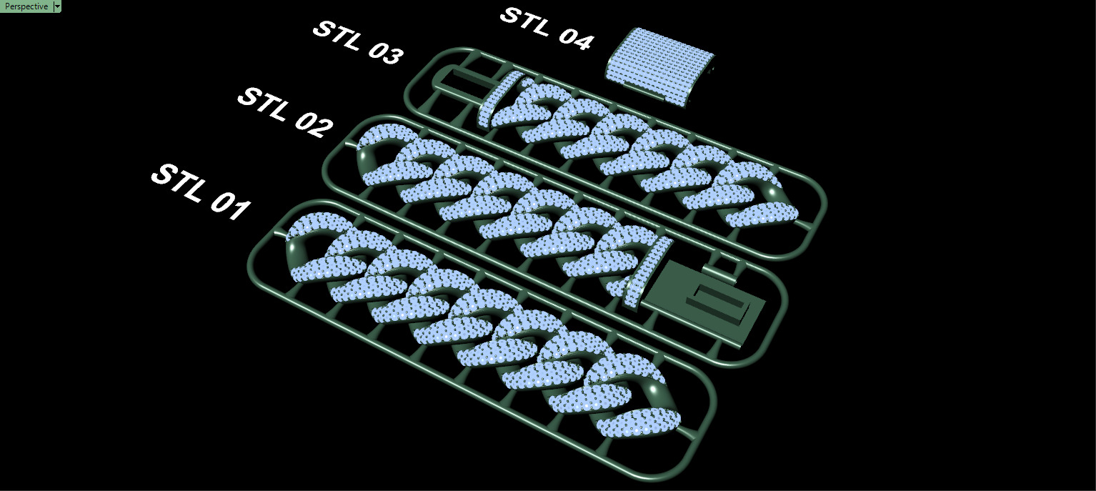 FULL LOCK BOX 18mm Wide CUBAN Link Chain - SOLID 3D print model_17