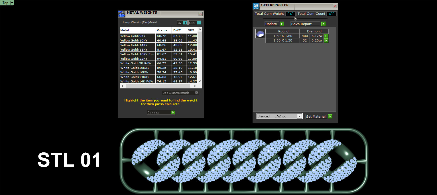 FULL LOCK BOX 18mm Wide CUBAN Link Chain - SOLID 3D print model_21