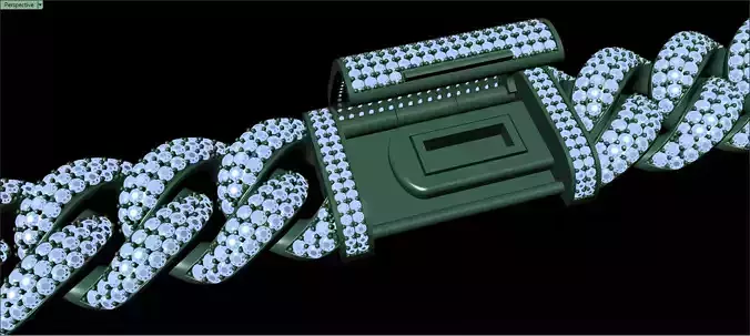 FULL LOCK BOX 18mm Wide CUBAN Link Chain - SOLID