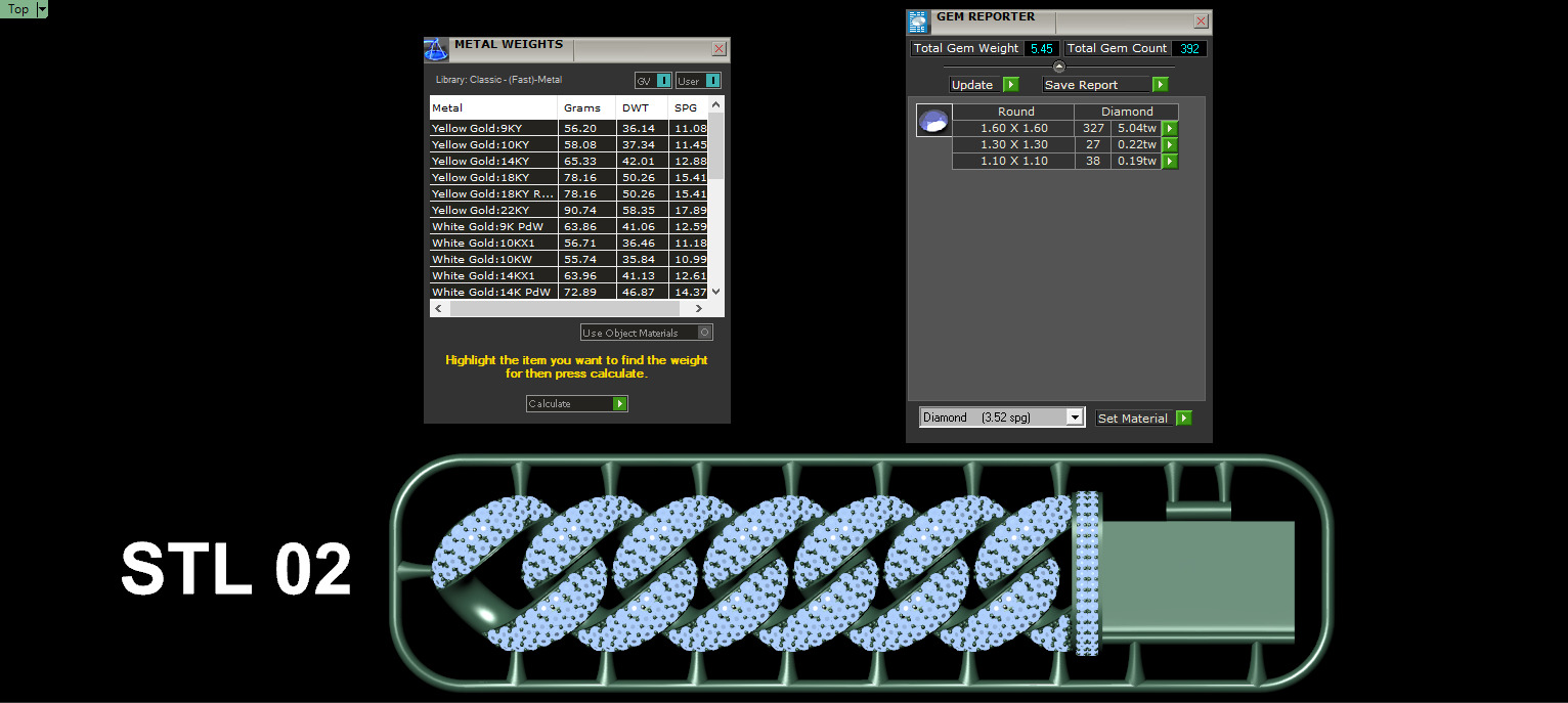 FULL LOCK BOX 18mm Wide CUBAN Link Chain - SOLID 3D print model_22