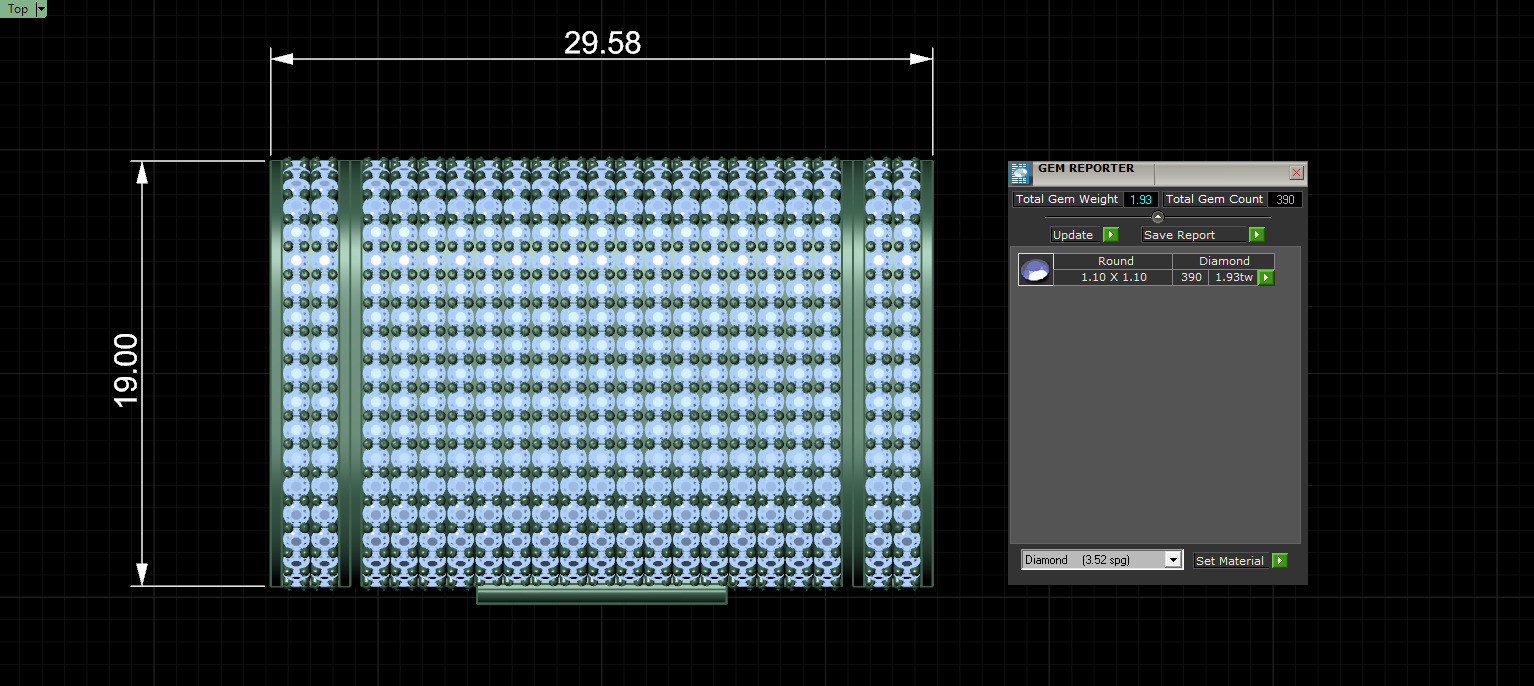 FULL LOCK BOX 18mm Wide CUBAN Link Chain - SOLID 3D print model_32