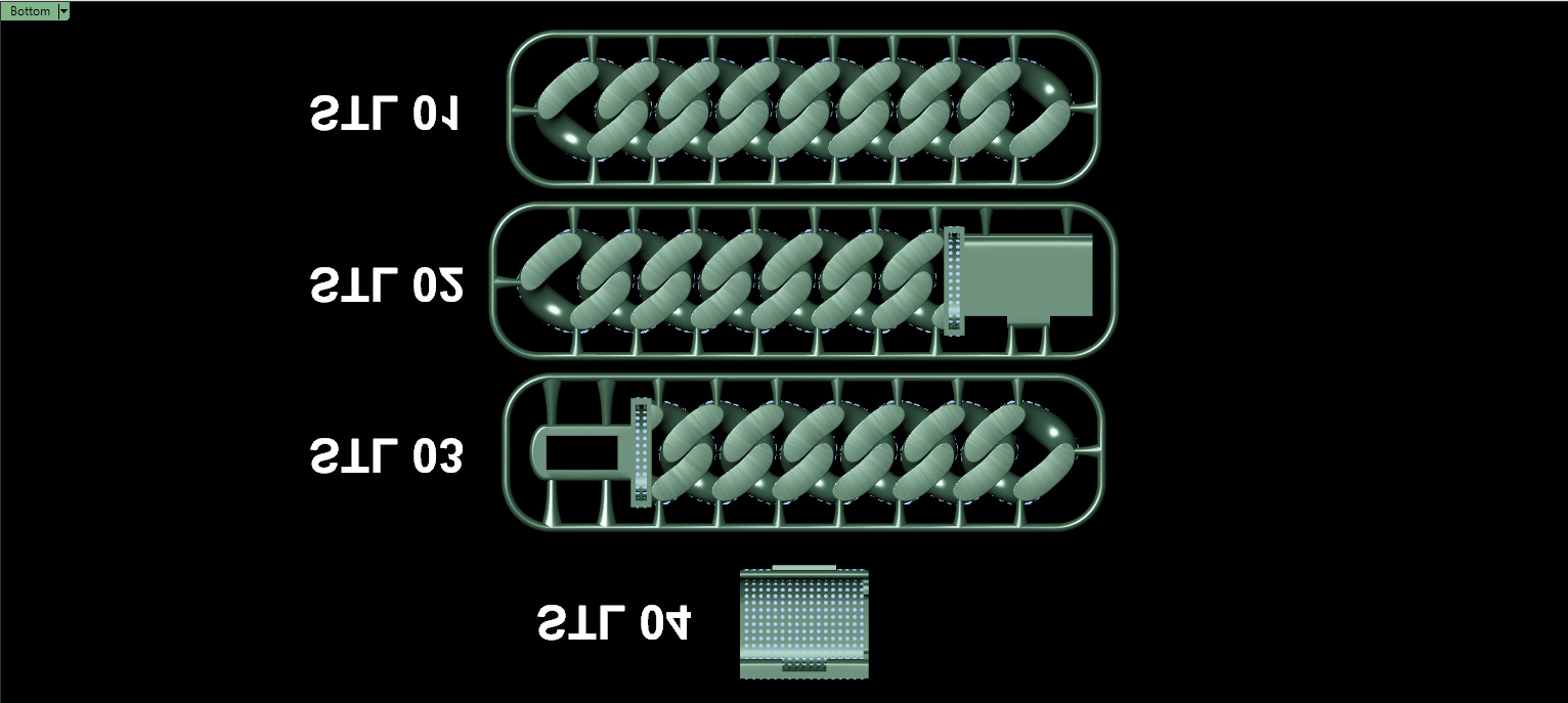 FULL LOCK BOX 18mm Wide CUBAN Link Chain - SOLID 3D print model_16
