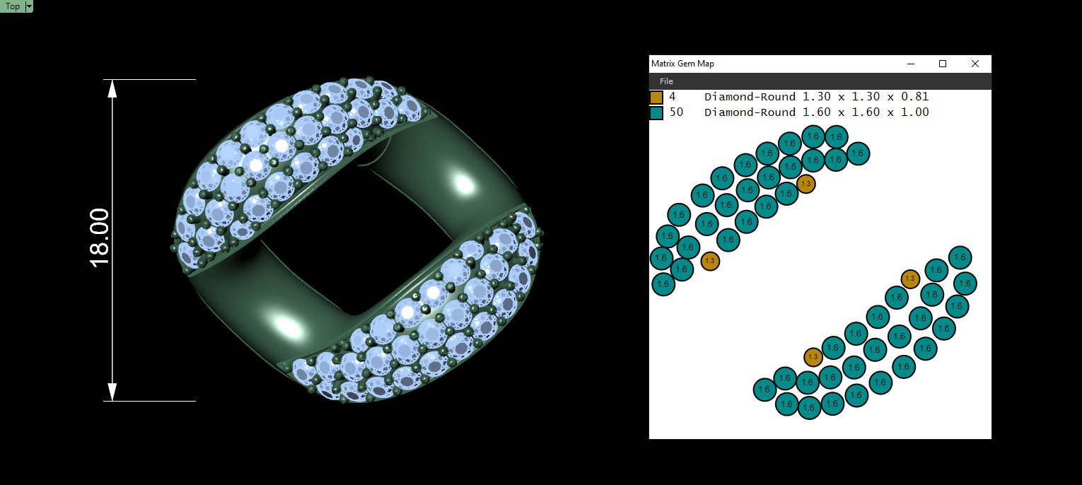 FULL LOCK BOX 18mm Wide CUBAN Link Chain - SOLID 3D print model_30