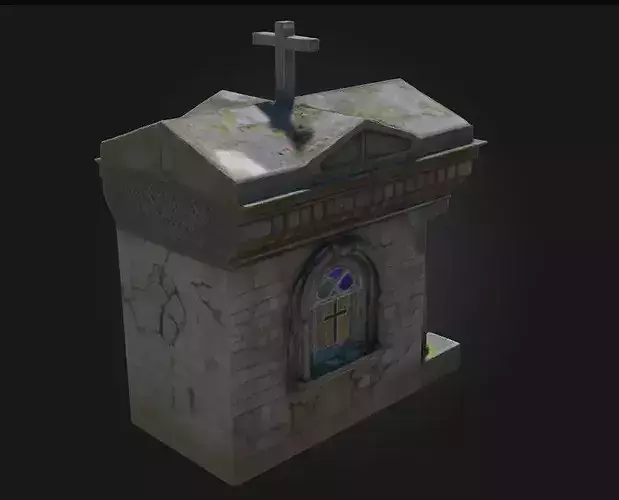 Mausoleum Mystery  A Tomb Shrouded in Secrets 3D model 3