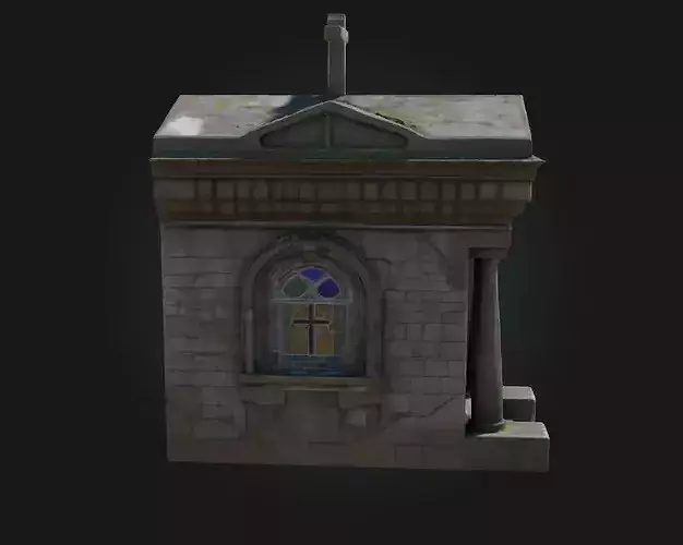 Mausoleum Mystery  A Tomb Shrouded in Secrets 3D model 6