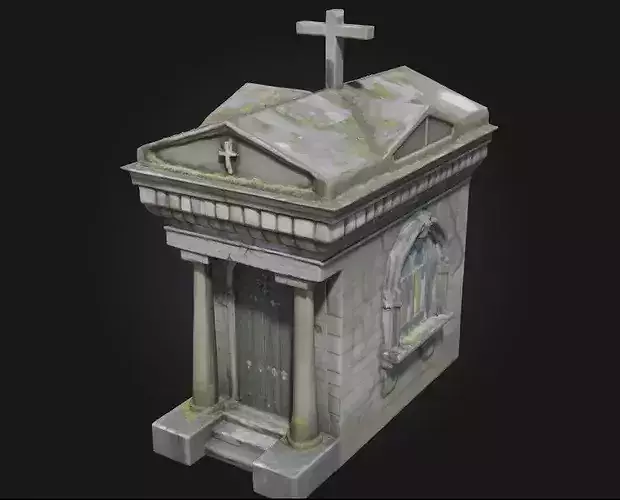 Mausoleum Mystery  A Tomb Shrouded in Secrets 3D model 2