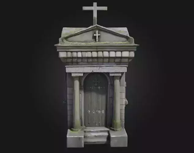 Mausoleum Mystery  A Tomb Shrouded in Secrets 3D model 7
