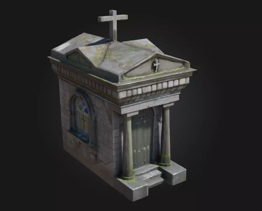 Mausoleum Mystery A Tomb Shrouded in Secrets 3D model_0