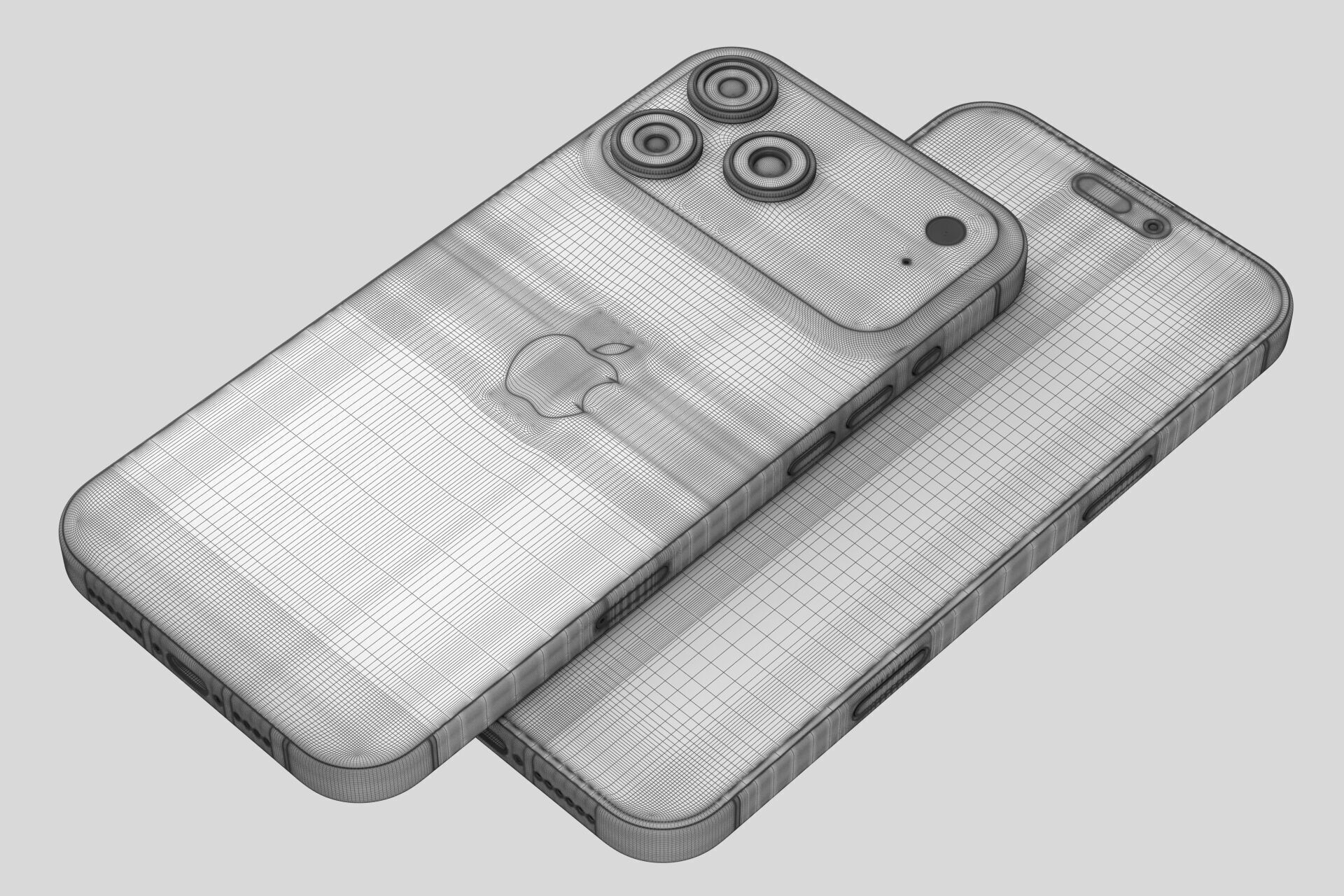 Apple iPhone 17 collection v1 v2 v3 3D model_9