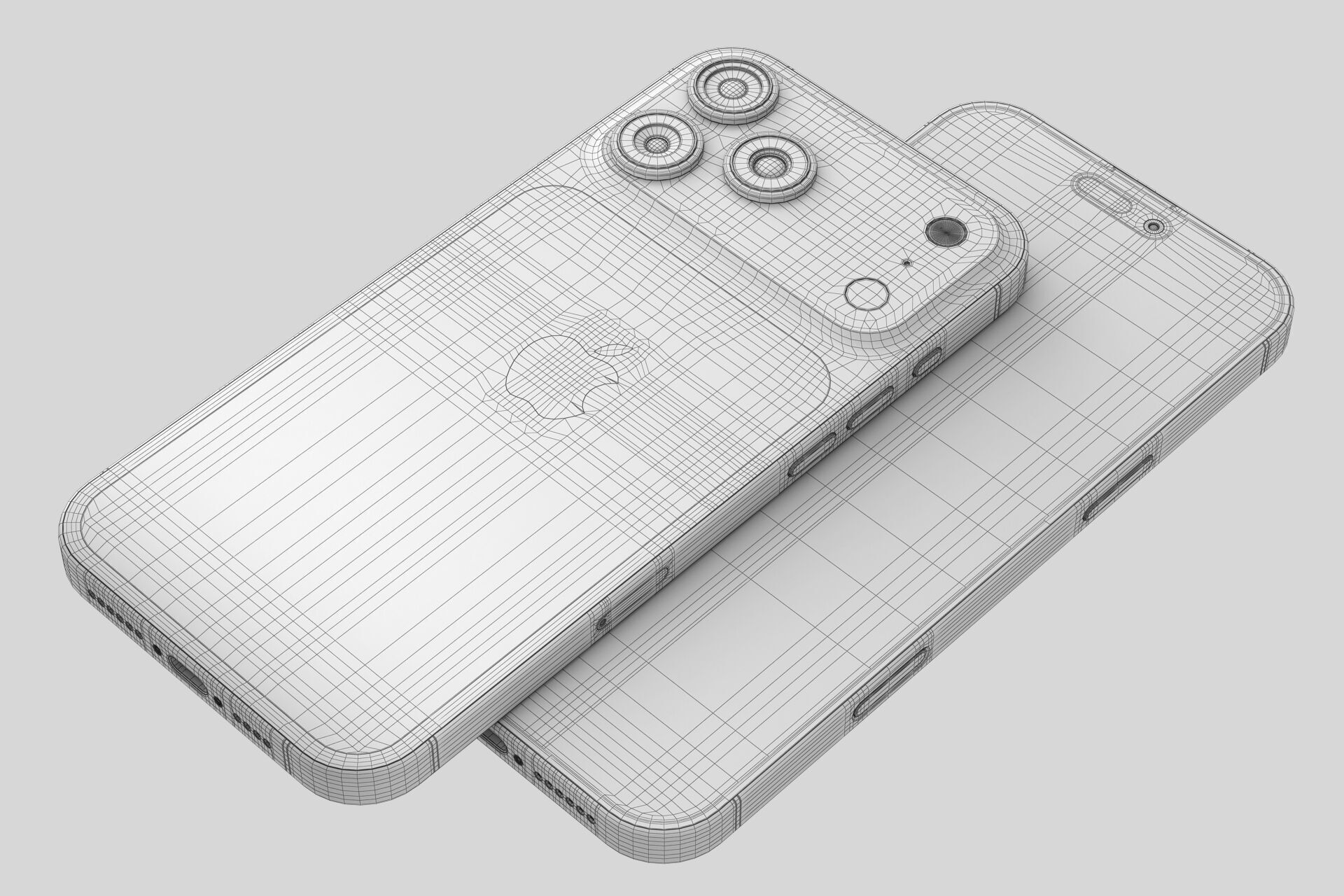 Apple iPhone 17 collection v1 v2 v3 3D model_16