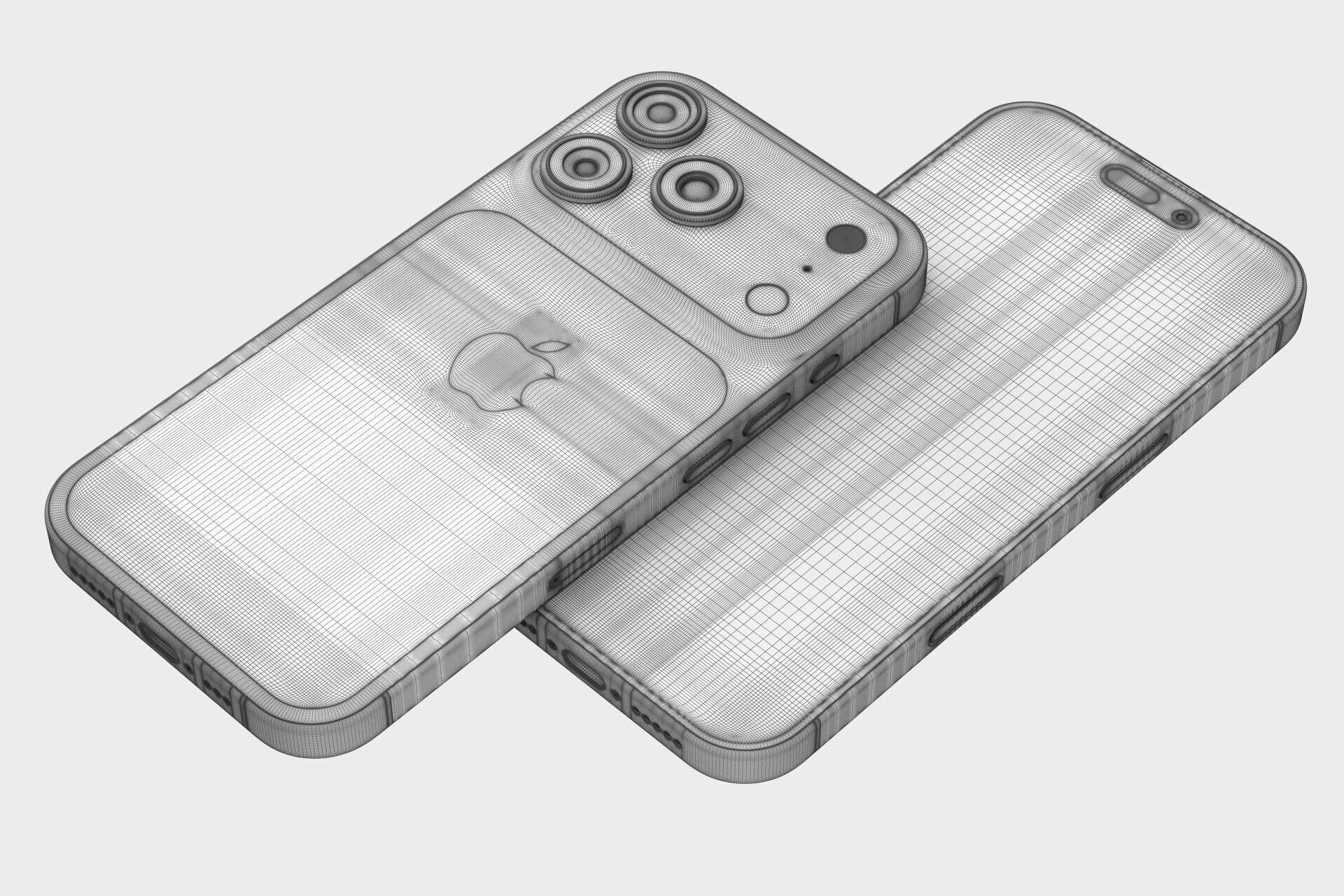 Apple iPhone 17 collection v1 v2 v3 3D model_40