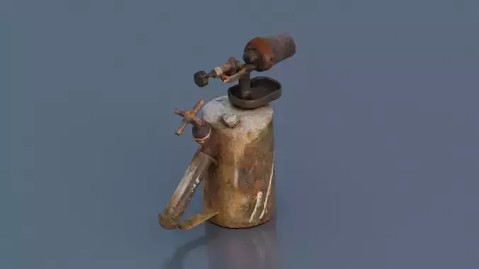 Rusted spray gun