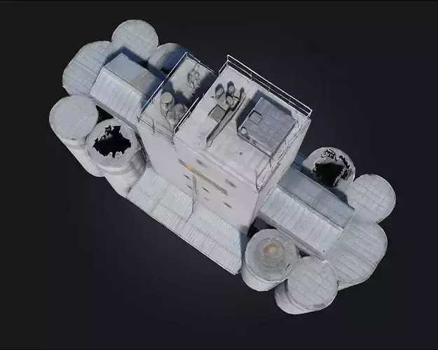 Grain Silo Complex  Industrial Backbone of Rural Infrastructure 3D model 6
