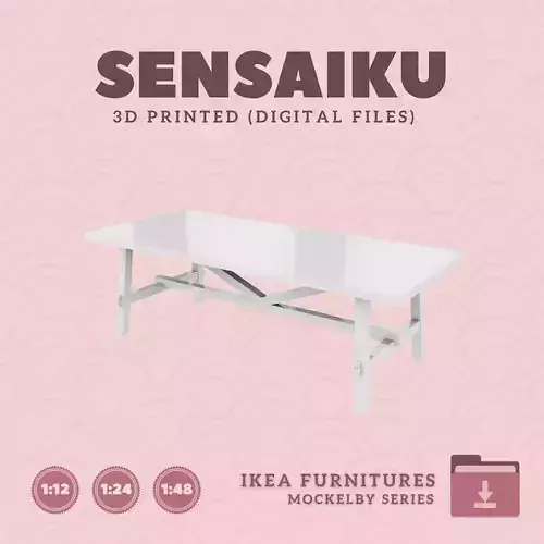 1 MOCKELBY Table for Dollhouse - IKEA - 3D Print