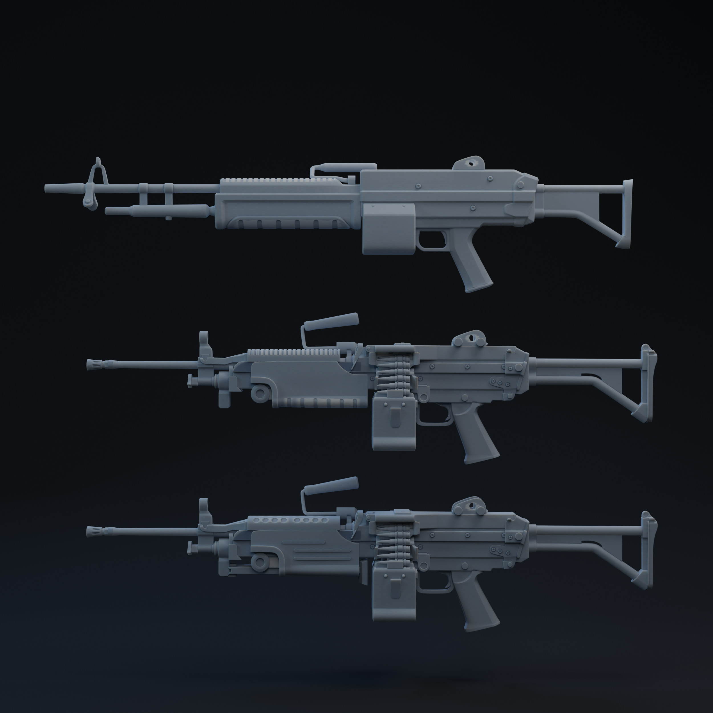 FNV NCR Salvaged PA One-Twelfth Scale Printable Kit 3D print model_3