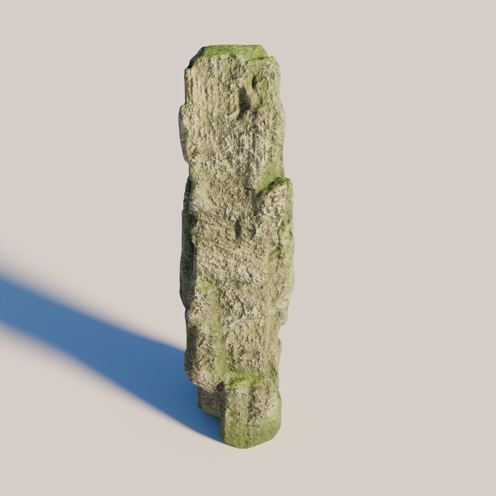 Rock 4 Low-poly 3D model_7