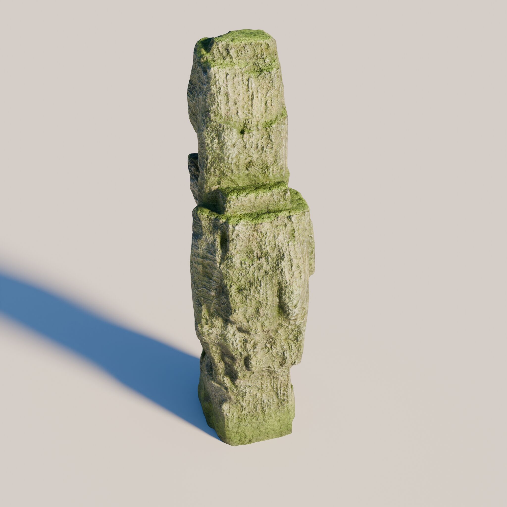 Rock 4 Low-poly 3D model_3