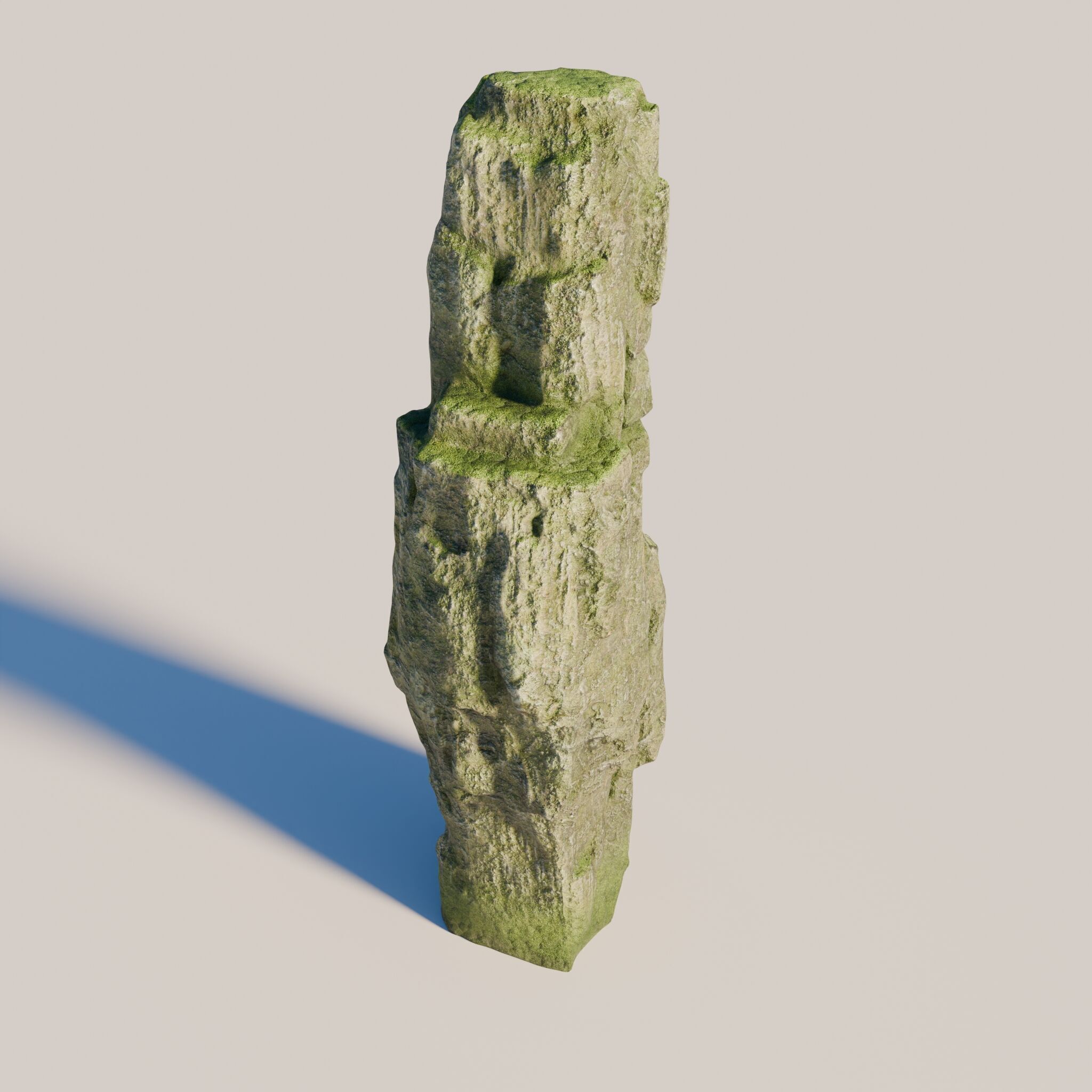 Rock 4 Low-poly 3D model_2