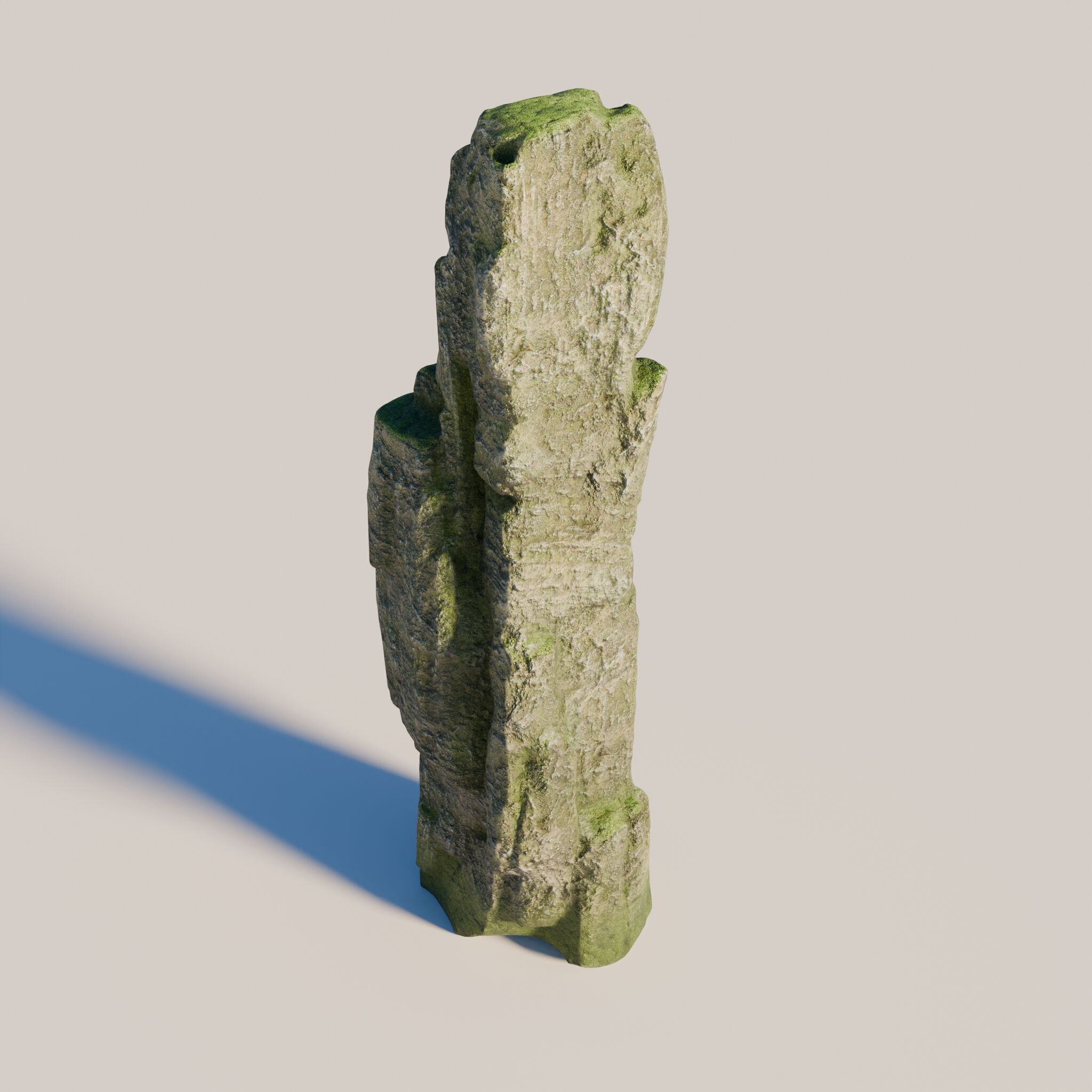 Rock 4 Low-poly 3D model_8