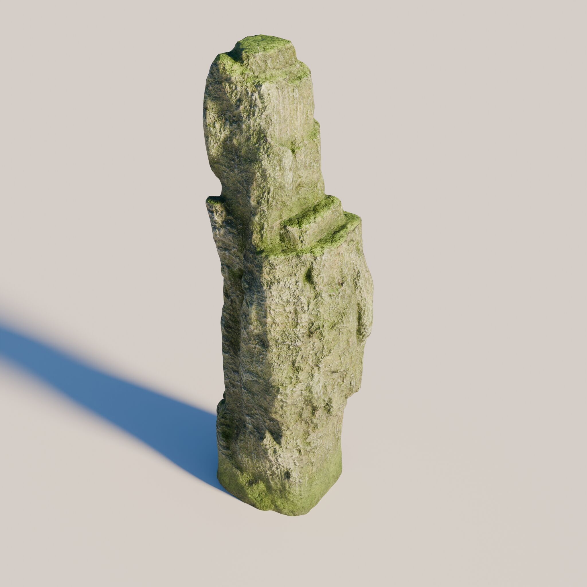 Rock 4 Low-poly 3D model_4