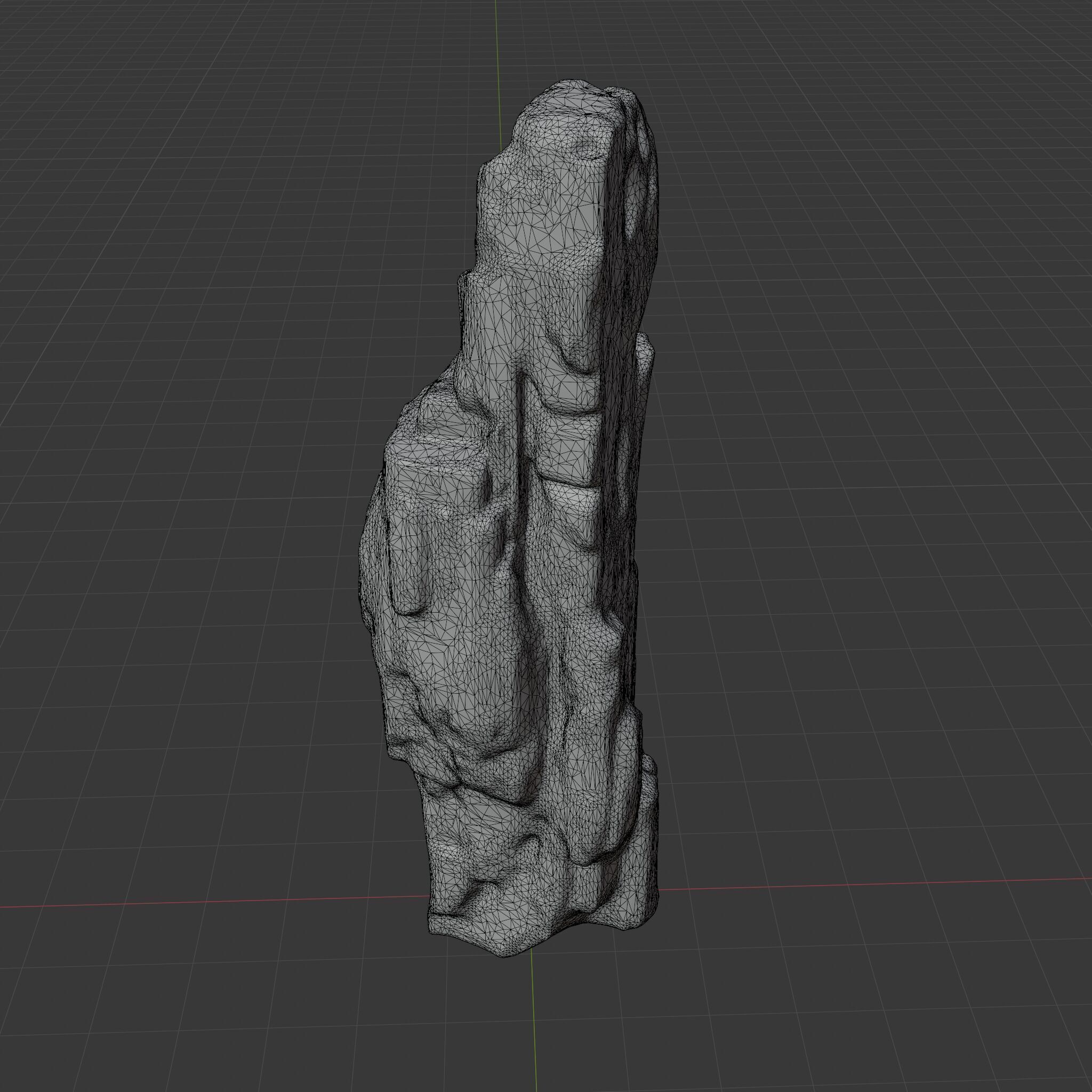 Rock 4 Low-poly 3D model_11