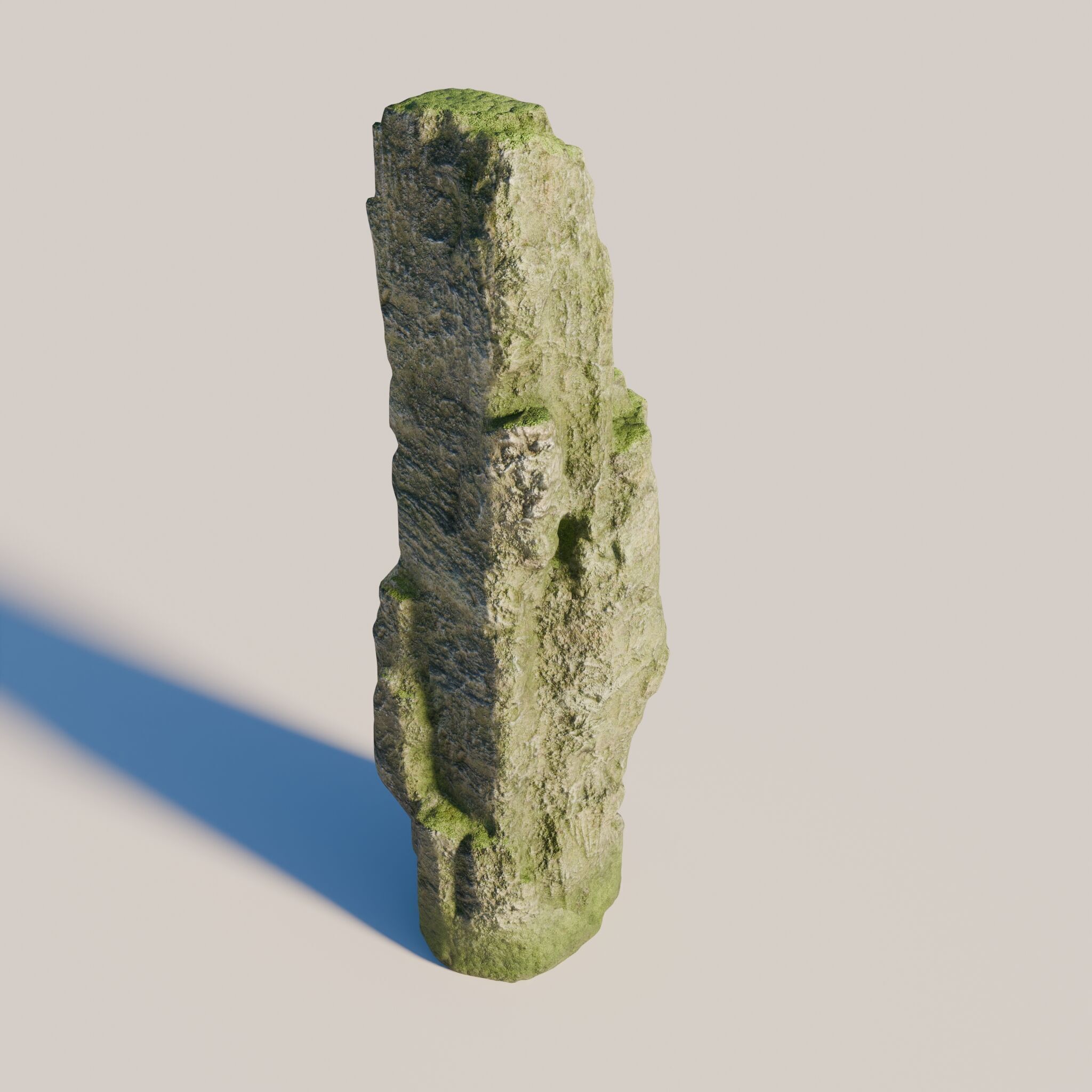 Rock 4 Low-poly 3D model_6