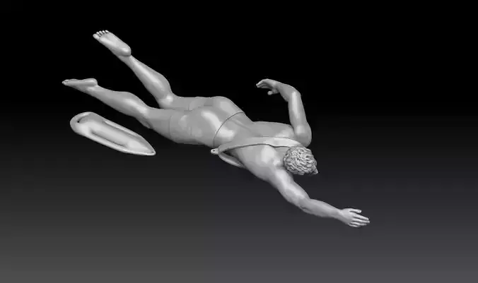 Lifeguard baywatch boy 3 3D print model