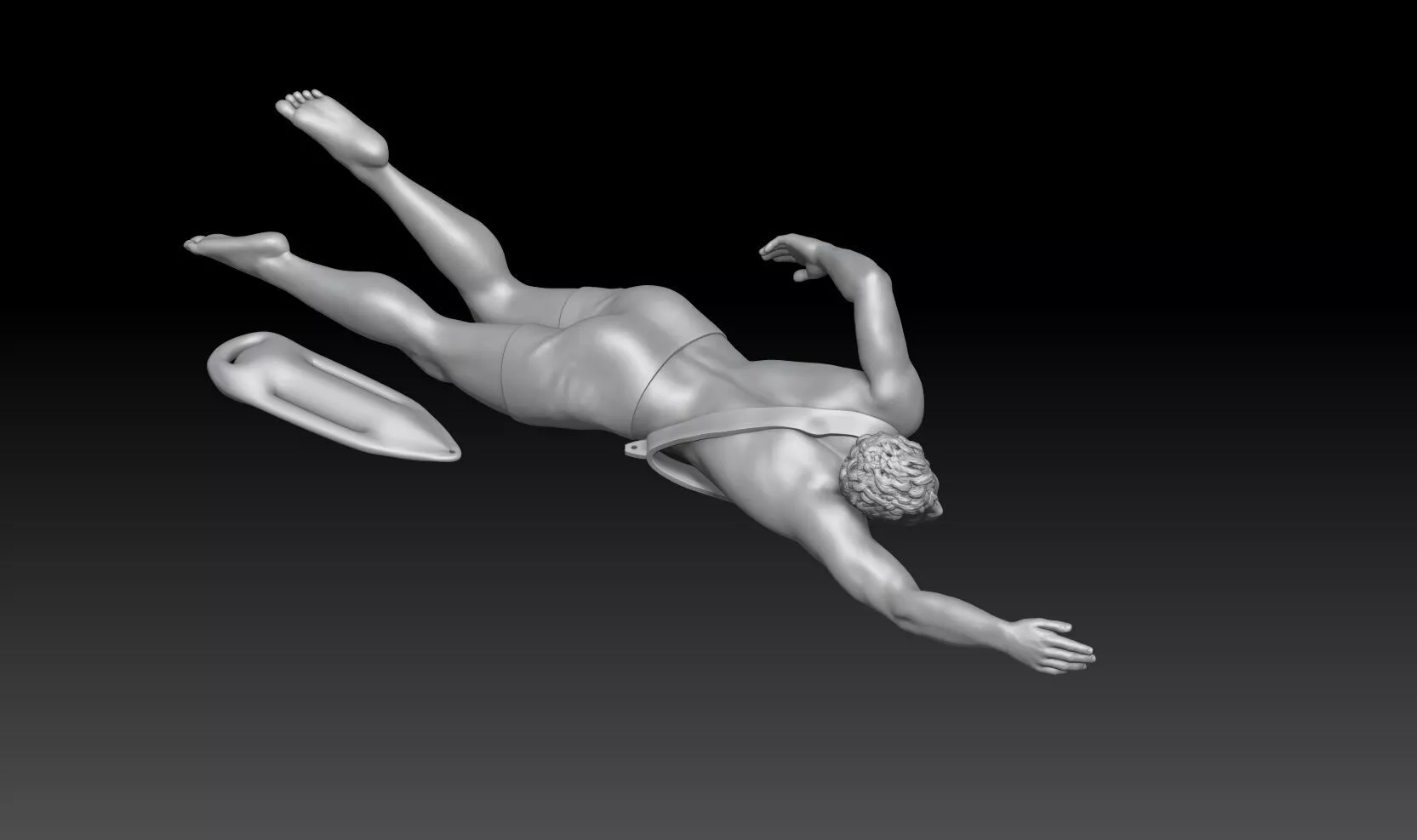 Lifeguard baywatch boy 3 3D print model