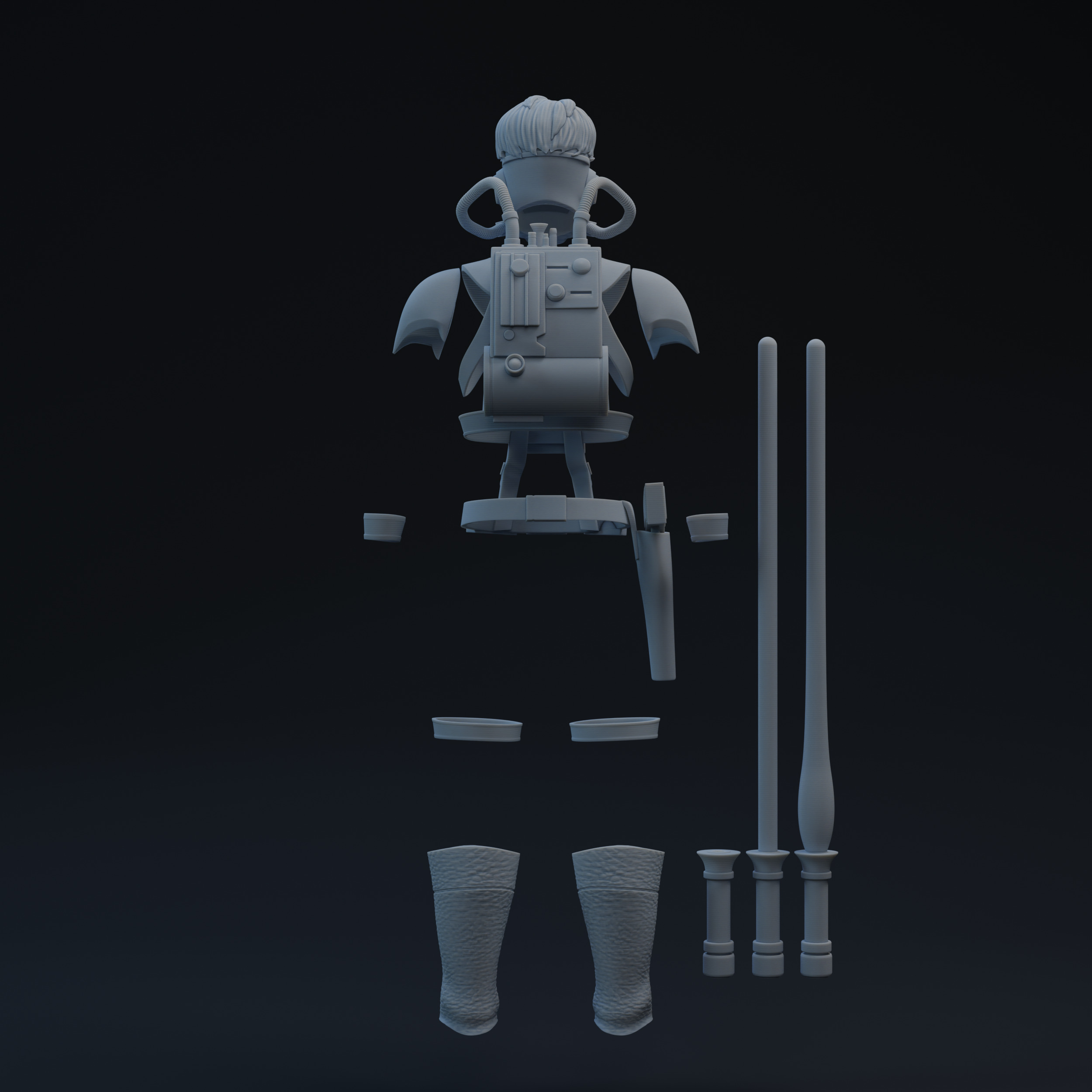 Concept Luke One-Twelfth Scale Printable Kit 3D print model_1